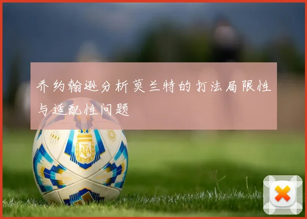 乔约翰逊分析莫兰特的打法局限性与适配性问题